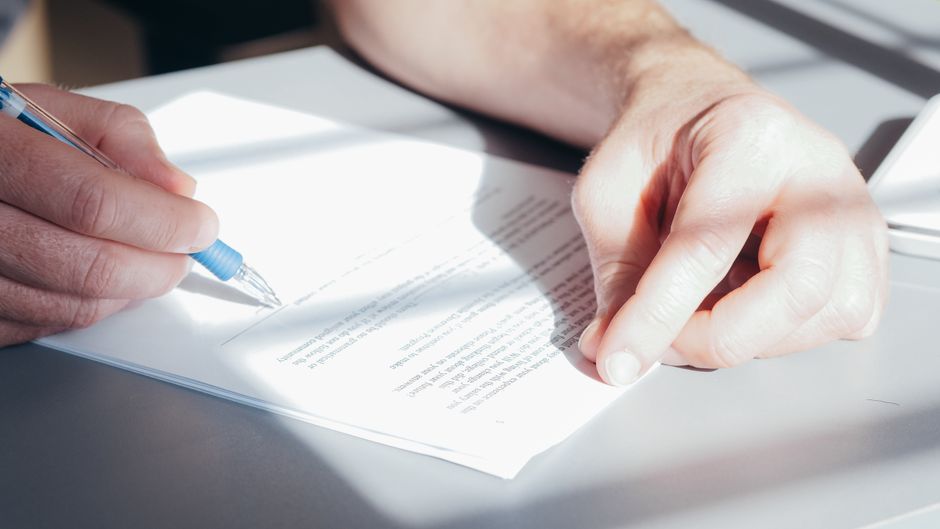 Signature d'une convention de divorce par consentement mutuel